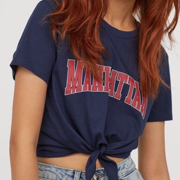 H&M Manhattan Crop Top - Picture 1 of 2